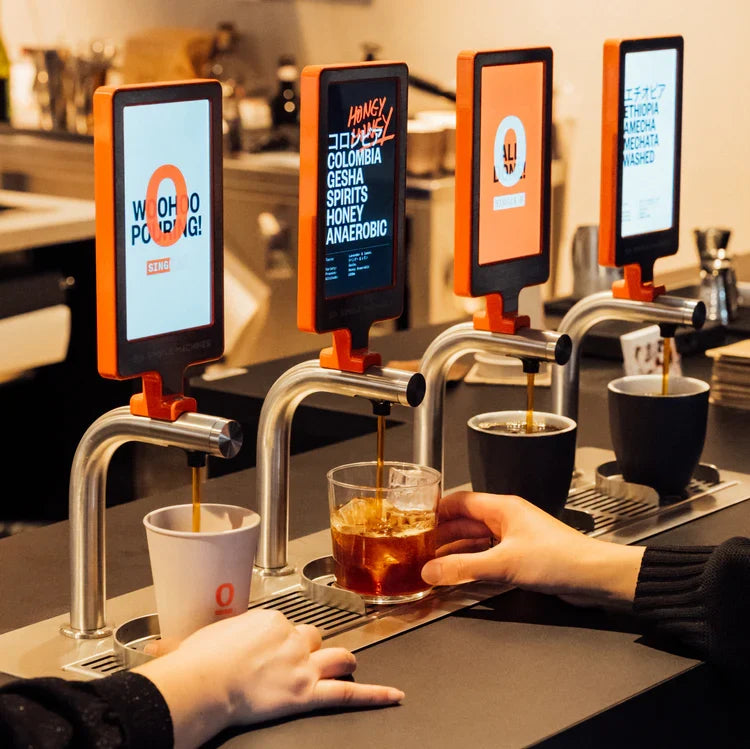 Freepour Batch Four with Digital Screen Signage