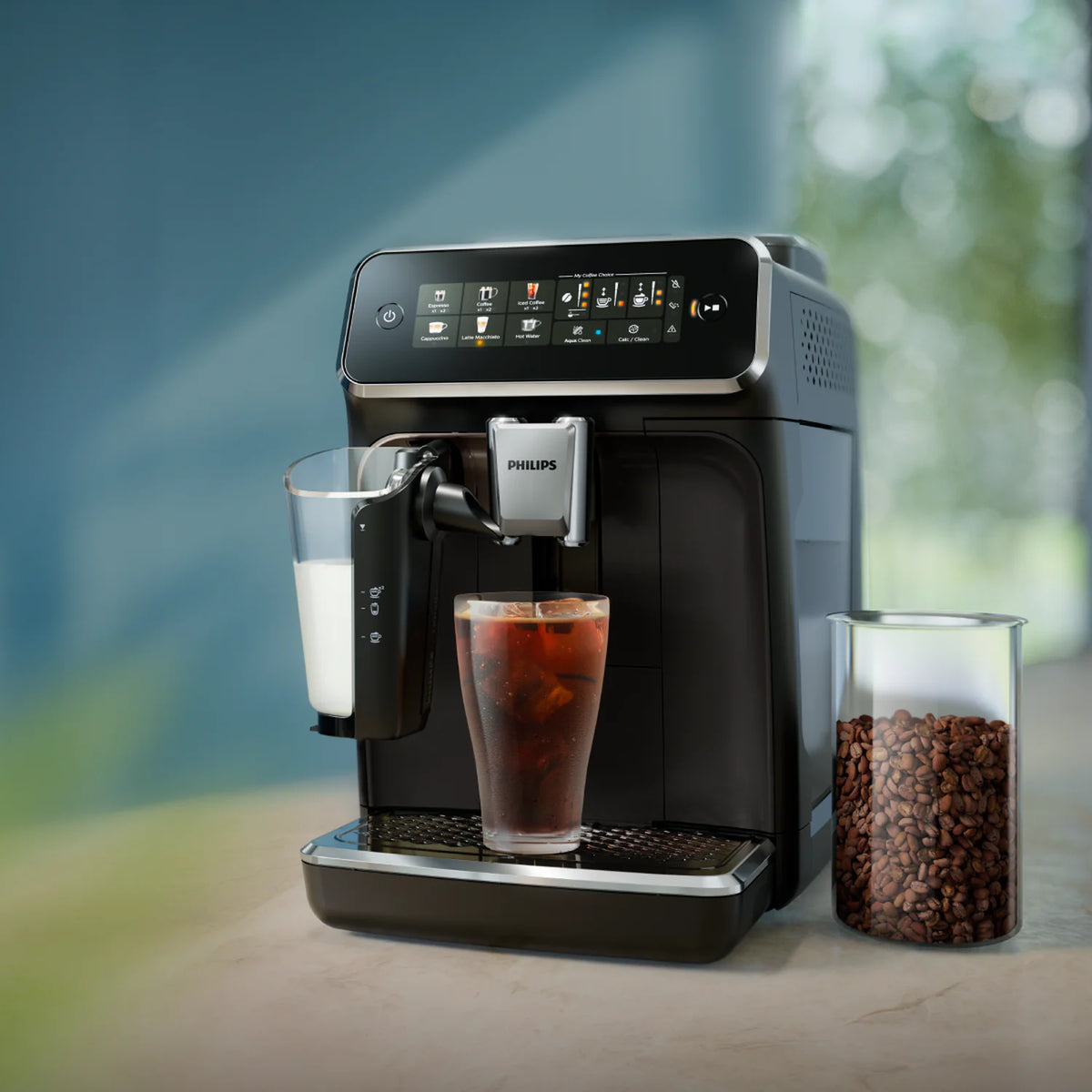 Cafetera Espresso Philips Serie 3300 Superautomática y LatteGo