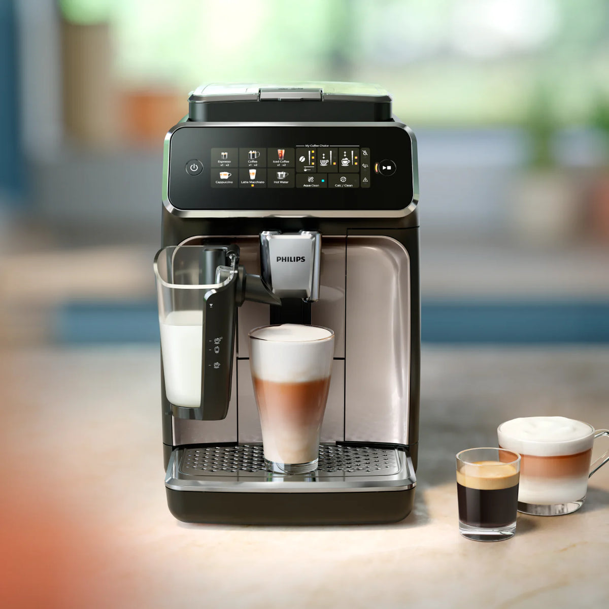 Cafetera Espresso Philips Serie 3300 Superautomática y LatteGo
