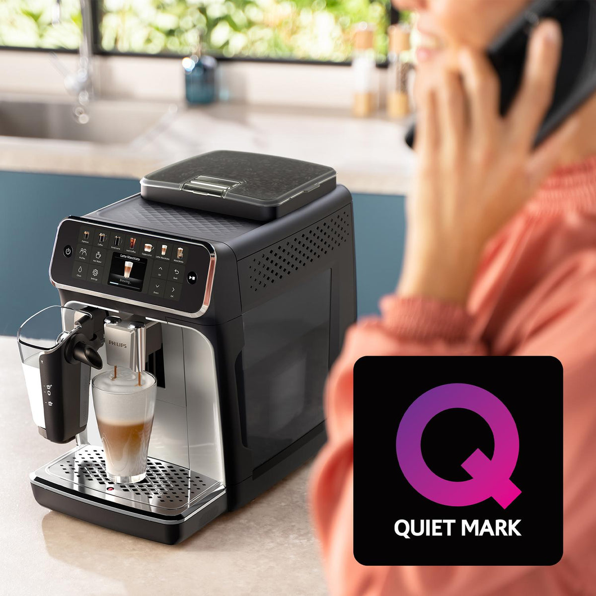 Cafetera Espresso Philips Serie 4400 Superautomática y LatteGo