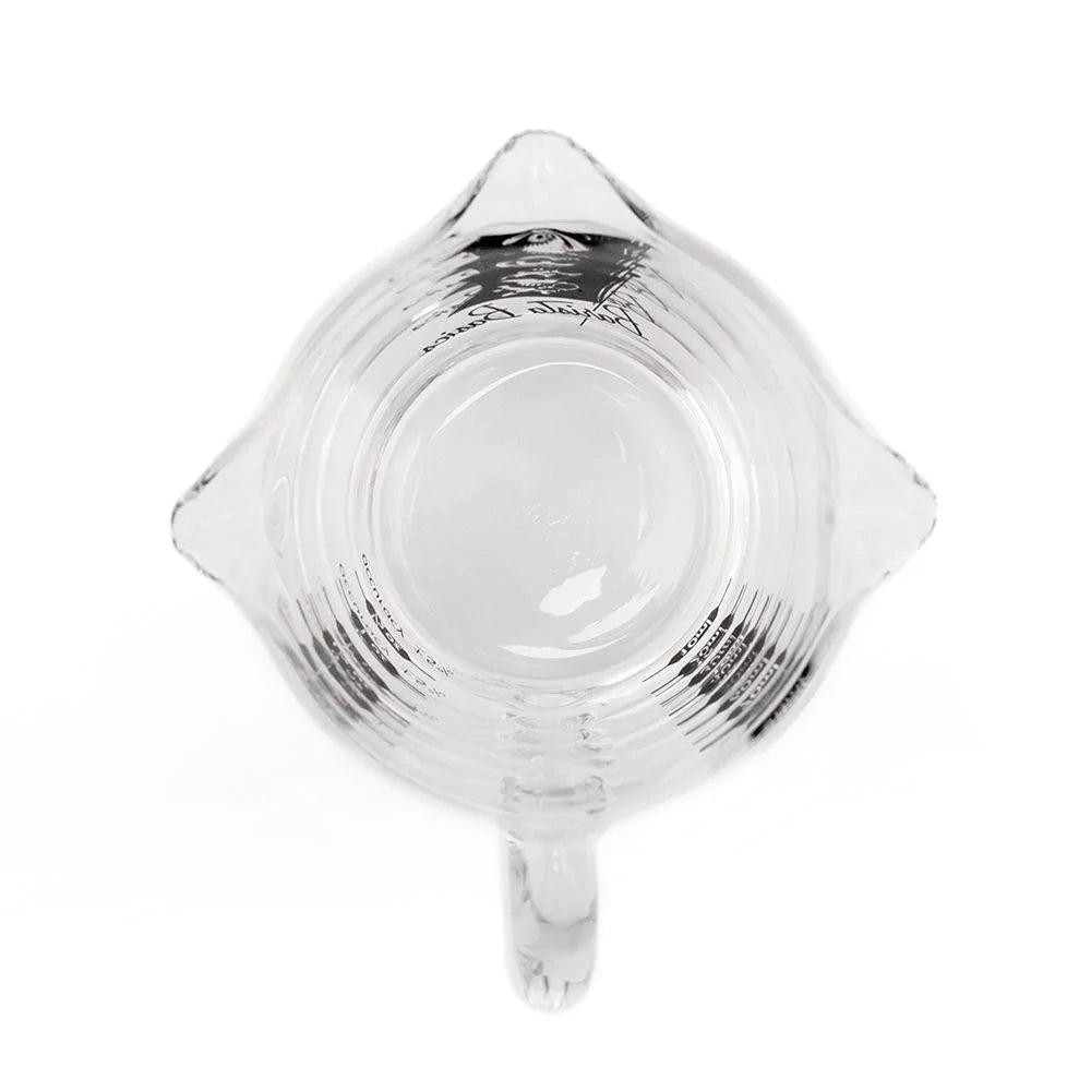 BARISTA BASICS TRIPLE SPOUT SHOT GLASS - 3OZ - CAFE FOLKA