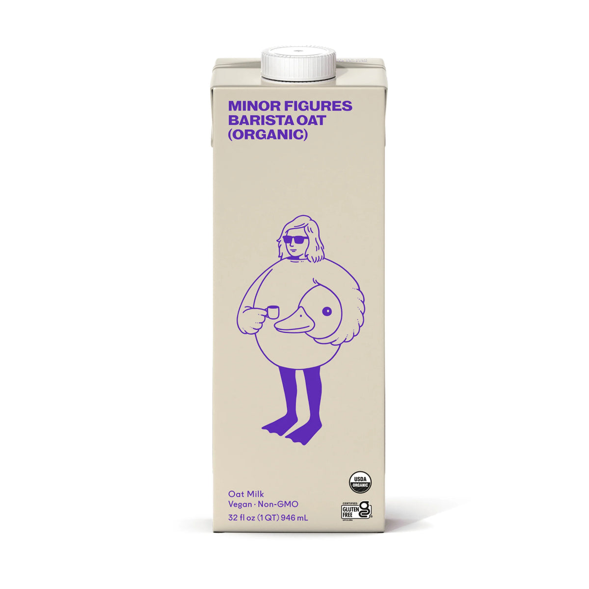 Minor Figures Organic Barista Oat Milk - 1 case of 6, 32oz