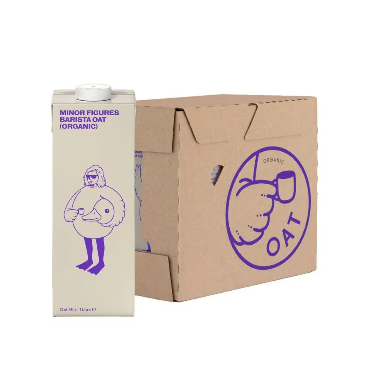 Minor Figures Organic Barista Oat Milk - 1 case of 6, 32oz