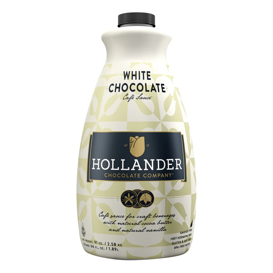 Hollander Chocolate Sweet Ground Salsa de Chocolate Blanco