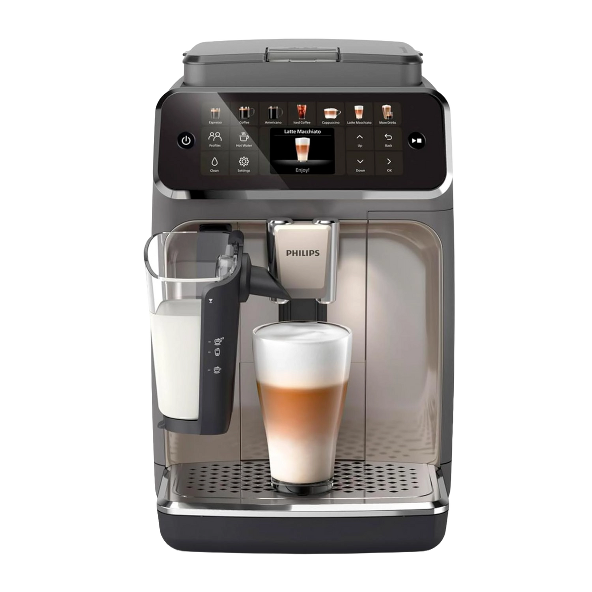 Cafetera Espresso Philips Serie 4400 Superautomática y LatteGo