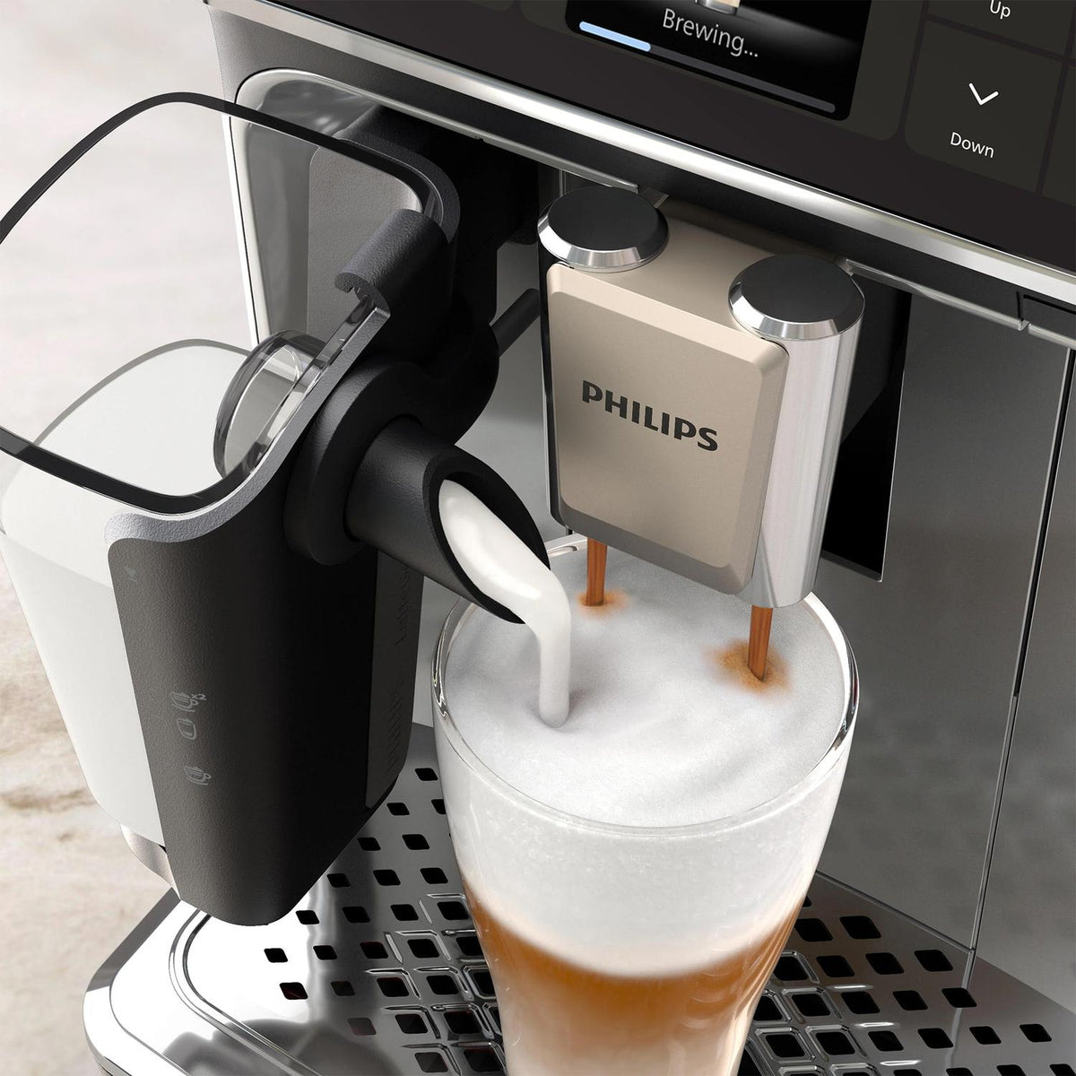 Cafetera Espresso Philips Serie 4400 Superautomática y LatteGo