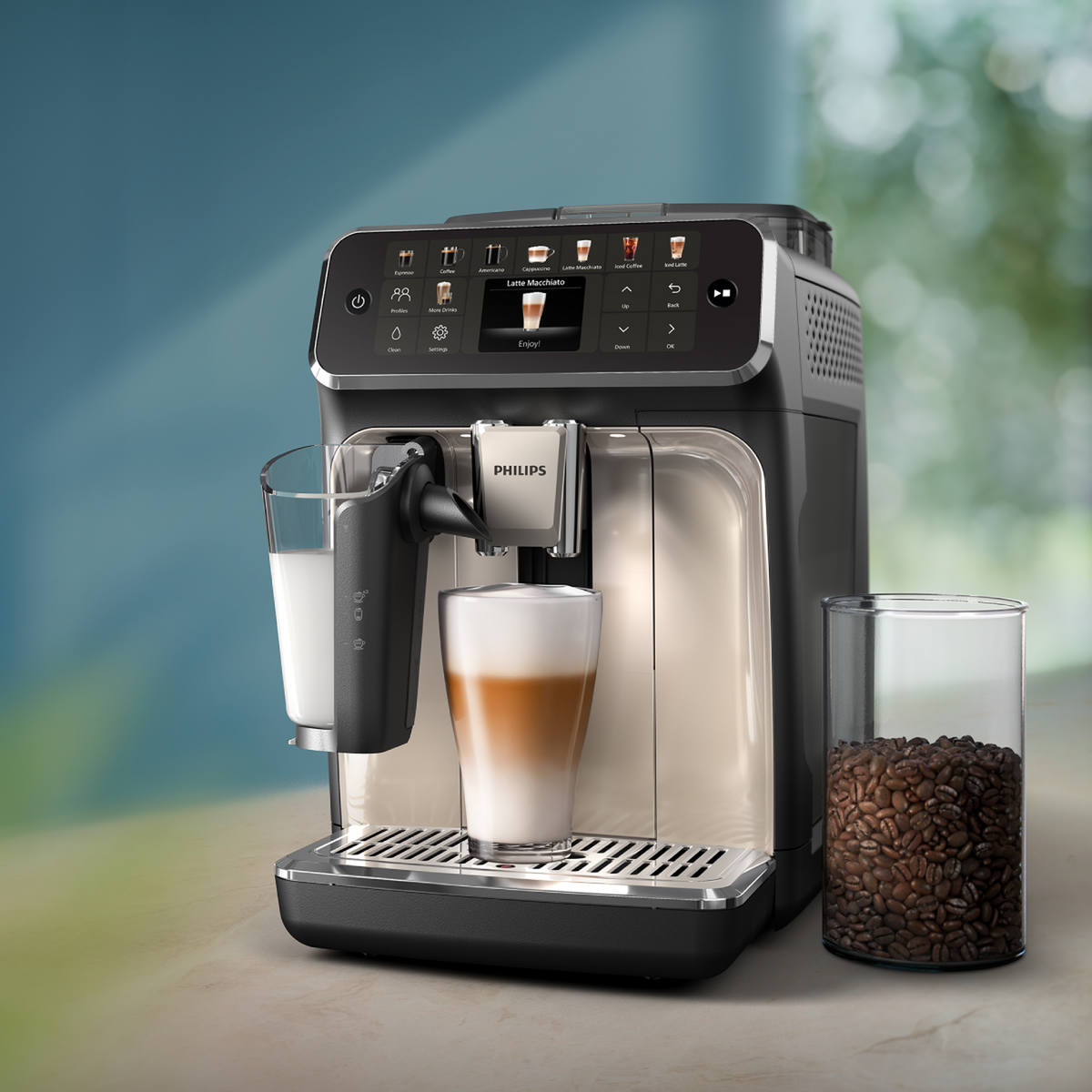 Cafetera Espresso Philips Serie 5500 Superautomática y LatteGo